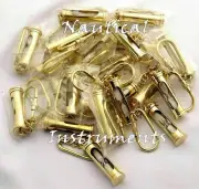 LOT OF 50 Brass Nautical Hourglass Key-ring Sand Timer Key-chain Christmas Gift