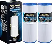 POOLPURE 50 sq. ft. Spa Filter for Hot Tub Replaces Pleatco PRB50-IN, Unicel C-4950, Filbur FC-2390, Dynamic 03FIL1600, Pentair R173434, 5 X 13 Hot Tub Filter, 2 Pack