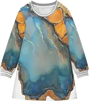 [Caihoyu] Girls Fall Dress Toddler Stylish Festival Outfit, Multicolor01, 6 Years