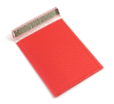6''x9'' Red Poly Bubble Mailers Bags Mailer Padded Envelope