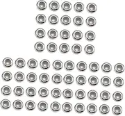 COHEALI 3sets 6mm Stainless Steel Spacer Beads Boxed DIY Vintage Spacers for Necklace Bracelet Spa Bds for Jewelry Making 20pcs*3
