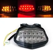 Areyourshop Integrated LED TailLight Turn Signals for Ka-wasaki Ninja 250R EX250 08-12 Smoke