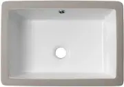 Undermount Bathroom Sink 17X12 Inch Bathroom Vanity Sink Undermount Rectangle Pu