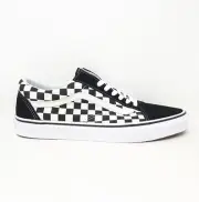 Vans Old Skool Checkerboard Black White Skate Casual Authentic Shoe Sneaker Mens