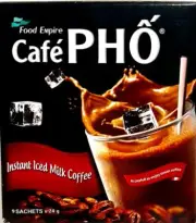 Cafe Pho Instant Iced Milk Coffee 9 Sachets x 24g ( Pack of 24 )~11/12/2026