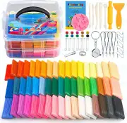 Polymer Clay, Oven Bake Modeling, w/ Sculpting Tools & Accessories, Non Toxic