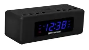 Emerson CK2023AM/FM Dual Alarm Clock Radio with 0.6" Blue LED Display, 4-Level
