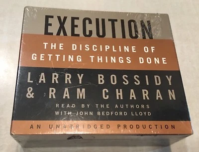 Execution The Discipline of Getting Things Done Larry Bossidy Ram Charan 7 CDs