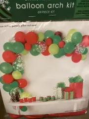 Merry Christmas Balloon Arch Kit Set Latex Ballon Party 69 Piece Kit Decoration