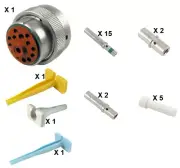 Deutsch HD30 Series M36-24-14SN Connector Kit