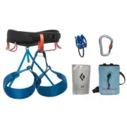 Black Diamond Momentum Package Men's Climbing Harness Set, X-Large