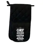 Chef Because Freakin Amazing Culinary Master Mitt Glove Mitts Double Oven Gloves