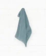Algodon St Regis Mist Blue Face Washer