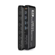 2 in 2 out USB 3.0 4k Dual Monitor HDMI KVM Switch Display Extender Hotkey
