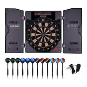 Catzon Electronic Dart Board Set with 12 Soft Tip Darts LED Score Screen up to 8 Players 27 Games and 195 Variations