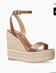 Michael Kors Women's Leighton Wedge Sandal Size 18~ NEW ~