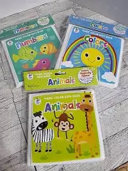 Magic Color Bath Book Lot Of 3 New In Packaging Animals Colors Numbers