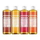 Dr. Bronner's - Pure-Castile Liquid Soap Variety Pack - Eucalyptus Citrus Ros...