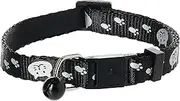 Trixie Reflective Nylon Cat Collar with Motifs, Small
