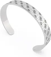 [GUESS] Silver Logo Bangle