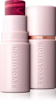 Makeup Revolution Skin Silk Blush Cream stick in stick color Berry Pink Marble 4.5g