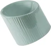 BESPORTBLE 1pc Cat Rice Bowl Cat Bowl Feeding Cat Food Cat Dish Kitten Food Bowls Cats Raised Indoor Pet Feeder Pet Food Feeder Dog Feeder Dog Bowl Pet Eating Bowl Light Green Ceramics