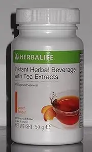 HERBALIFE INSTANT HERBAL BEVERAGE WITH TEA EXTRACTS 50g - PEACH FLAVOUR