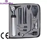 Professional ENT Diagnostic Set with LED Light - Ophthalmoscope, Otoscope - CE