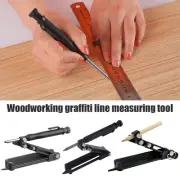 Scribing Tool Adjustable Construction Pencil Foldable Scriber Line Maker Grblu