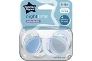 Tommee Tippee Closer To Nature Night-time Soothers 6-18 Months Assorted 2 Pack