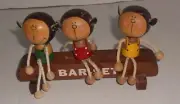 Vintage Nanco Bar Set 3 Monkeys Opener Corkscrew Cork Stopper NEW Bareware