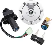 CACNPDPHZH Motorcycle Lockset Ignition Switch Lock Fuel Gas Cover Seat Lock Key Fit for Honda CB750 F2 CB Seven Fifty RC42 CB1300 / CB 750 1300