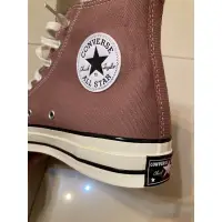 在飛比找蝦皮購物優惠-CONVERSE CHUCK 70 高筒休閒鞋 男女 豆沙色