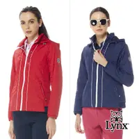 在飛比找PChome24h購物優惠-【Lynx Golf】女款保暖舒適針織布剪裁假兩件式設計星球