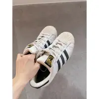 在飛比找蝦皮購物優惠-adidas 愛迪達 superstar金標 黑色 白色 運