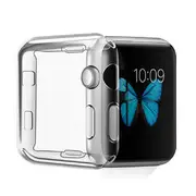 38/42mm Clear TPU Front Case Cover Screen Protector for Apple Watch Series 2/3 38MM TRANSPARENT