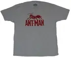 Ant-Man Marvel Adult New T-Shirt - Ant Over Name Pic