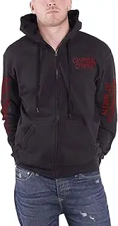 [Cannibal Corpse] Hoodie Butchered At Birth 2019 Official Mens Black Zipped XL