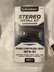 SCOSCHE Car Stereo Install Dash Kit FORD/CHRYSLER/JEEP 1974-01 FCJ2076