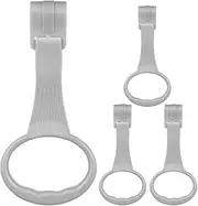 Yardwe Arm Strength Pull up Ring Accessory 4pcs Pull up Rings Toddler Walker Bed Crib