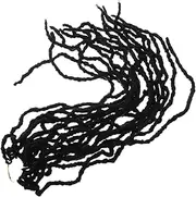 VICASKY Dreadlocks Wig Crochet Hair Extension Dreadlocks Crochet Braids Curly Hair Extension Twists Braiding Hair Braid Extensions Men Crochet Hair Black High Temperature Wire