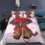 v4827 Bed Sheets Dog Husky Doona Duvet Cover Set Pillowcases Gifts Bed Sheets IU4827