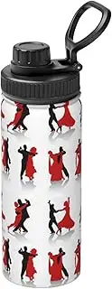 Ballroom Dance Camping Hiking Hydration Flask,Stainless Steel Outdoor Water Bottle,Double Walled Insulated