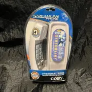 NEW In Box Coby CT-P100 Streamline Landline Corded Telephone