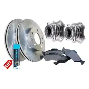 Rear Wheel Bearing Hub Ass Brake Rotor Pad Kit for Toyota Corolla ZZE122 W/O ABS