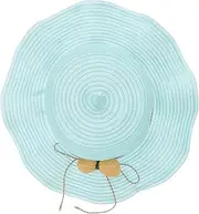 [LIFKOME] Uv Bowknot Sun Hat for Boy Girl Girls Lightweight Breathable Beach Visor for Outdoor Activities Shading Sun for Travel Vacations Blue