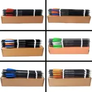 12Pcs 16/17/18/20/22 Inch Carbon Archery Carbon Arrow for Bow Hunting Shooting