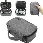 Travel Electronics Organiser Carrying Case for Power Cords Power Bank Earbuds Hard Drives Memory Cards Laptop Adapter Mouse Small Accessories
