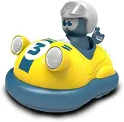 TOOKO My First RC Bumper Car – Crash & Eject Driver Feature, Full Function Remote Control with Sound Effects, Bouncing RC Toy for Kids Ages 3+