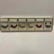 Pier 1 Imports Bells Wine Glass Charms NIB Set of 6
